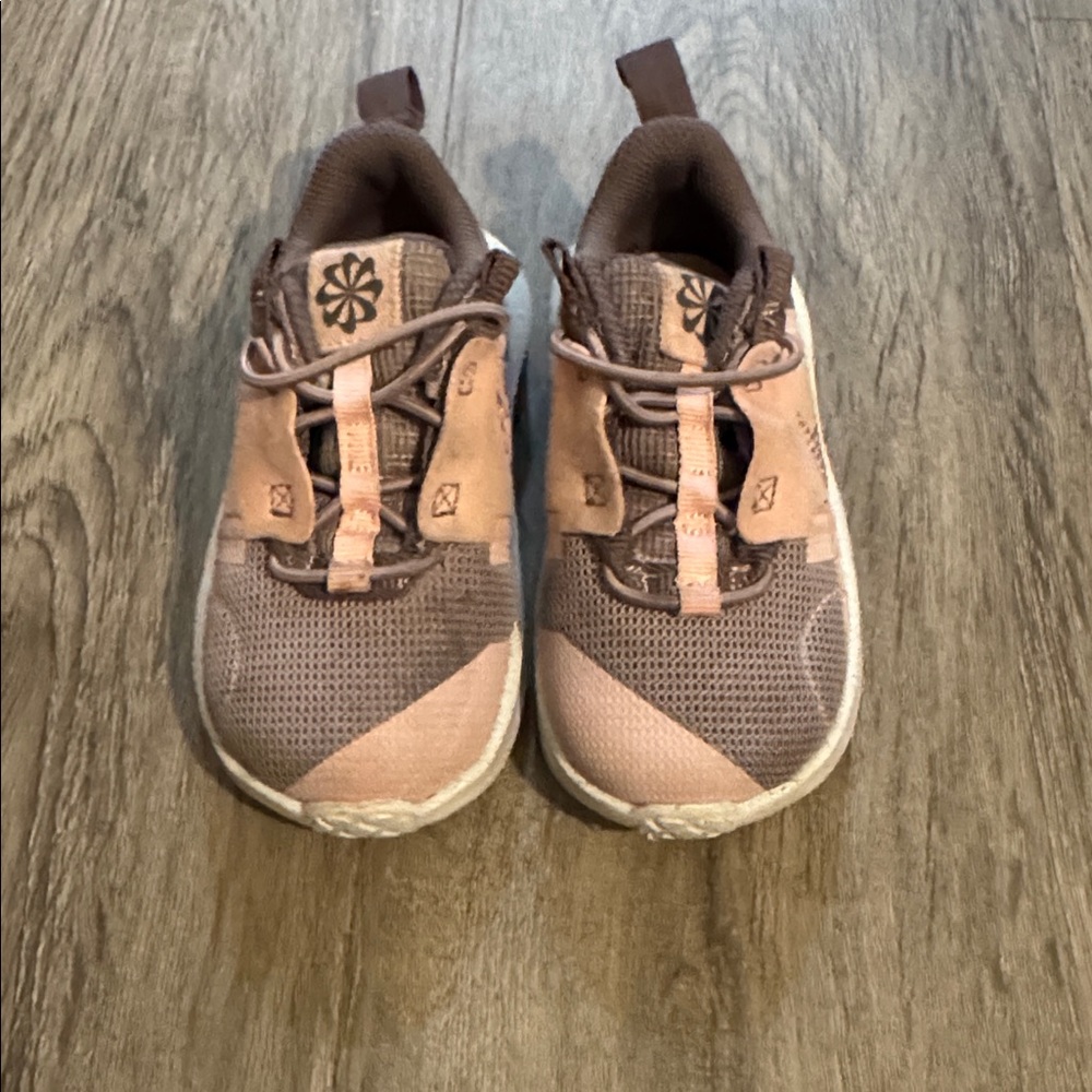 Pink and Brown Athletic Shoes Nike